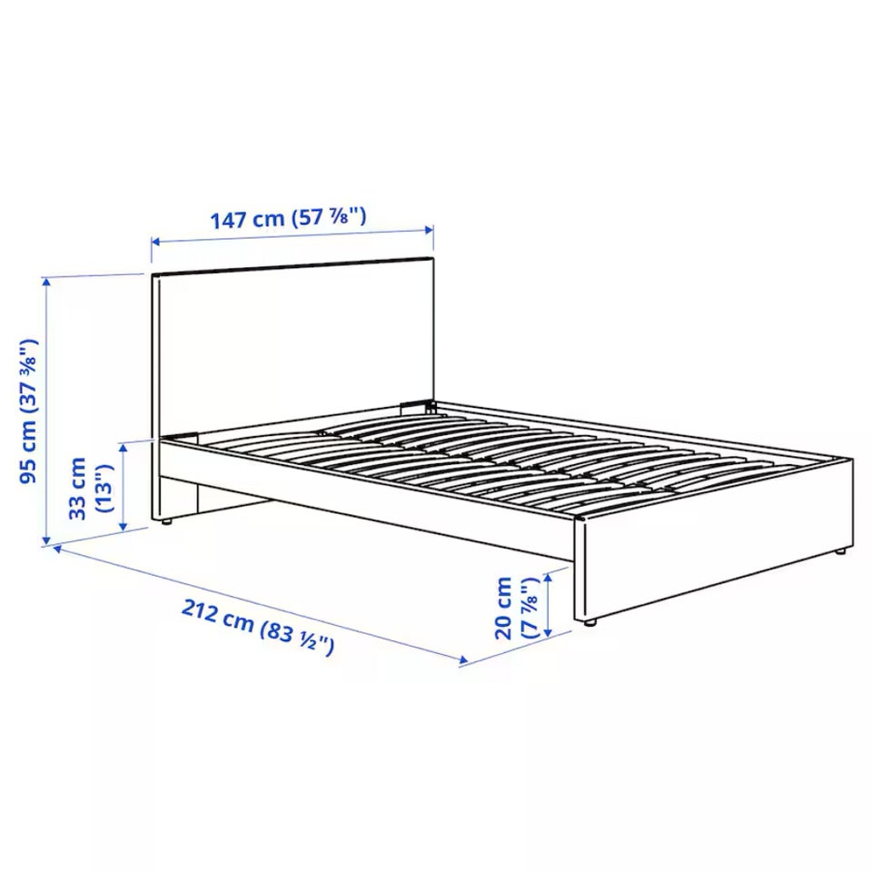 Dobbeltseng, GLADSTAD, IKEA