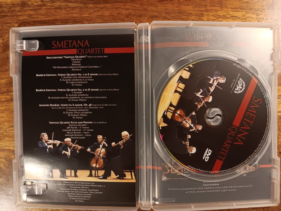 Smetana quartet, DVD, dokumentar