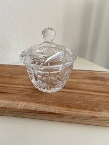 Smuk glas bonbonniere  10 cm