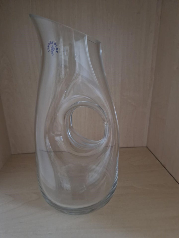 Glas, vand karafel, Lyngby Glas