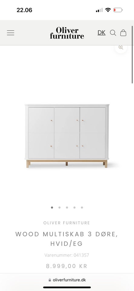 Andet skab Oliver furniture b: