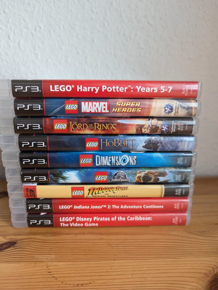 PS3 - Lego Spil - 9 Forskellige