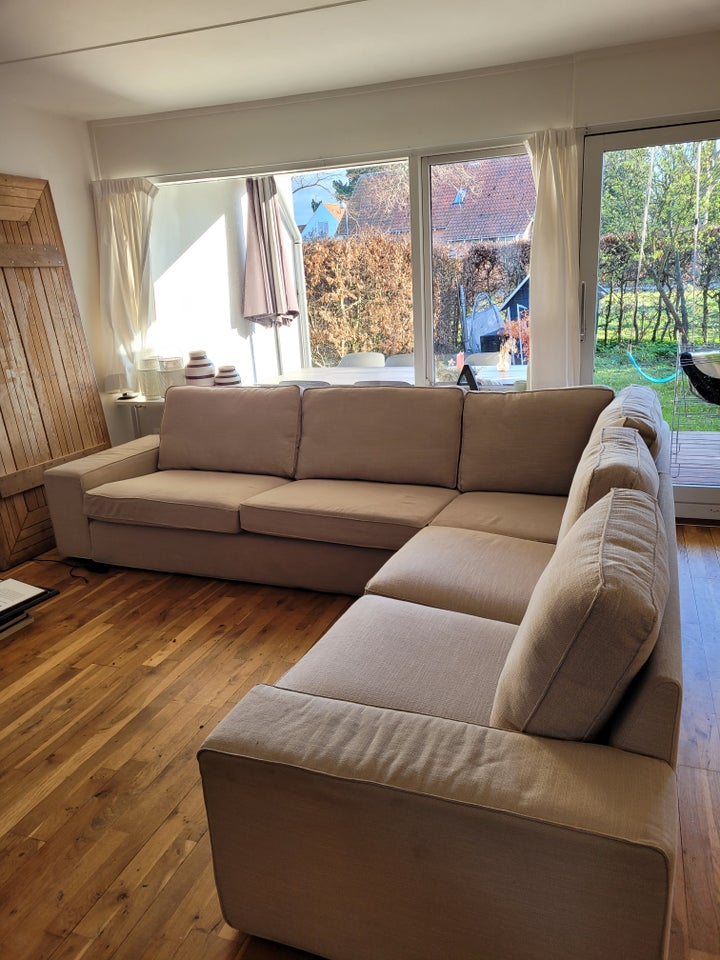 Hjørnesofa, stof, IKEA KIVIK