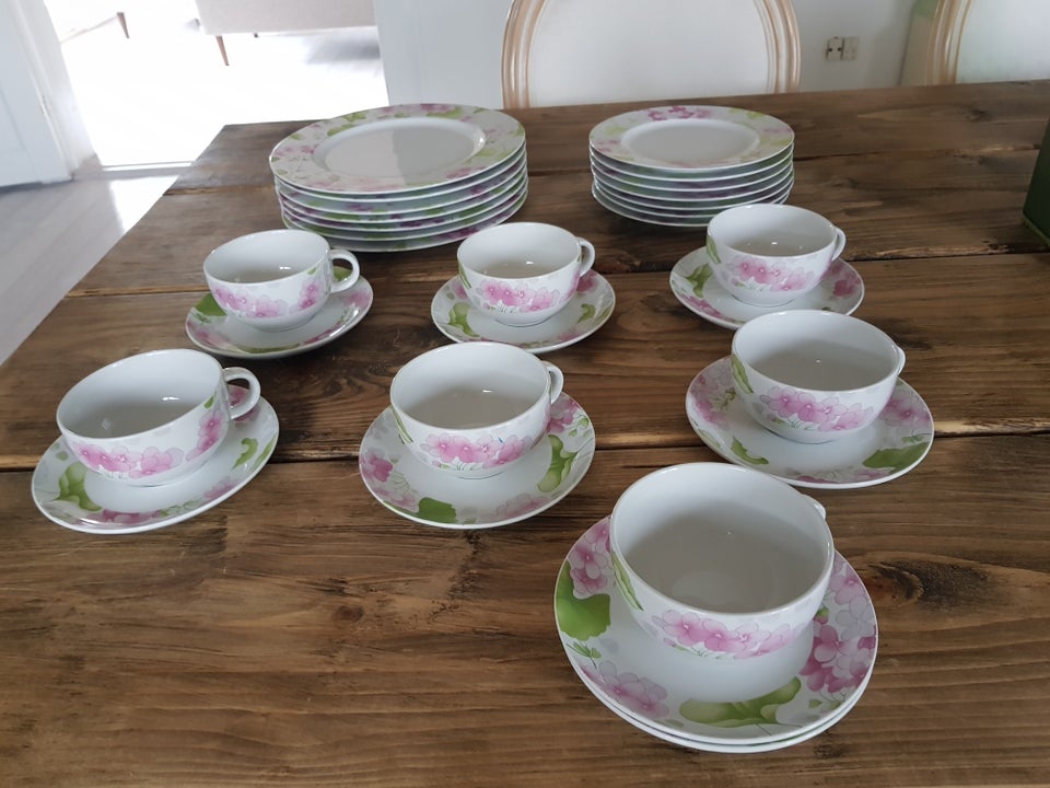 Porcelæn Spise og kaffestel