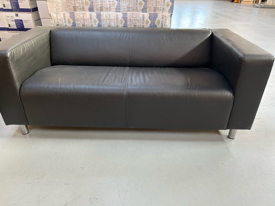 Sofa, læder, 2 pers.