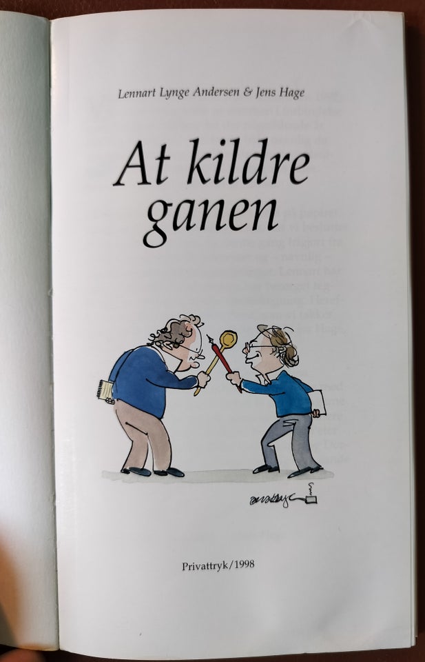 At kildre ganen Lennart Lynge