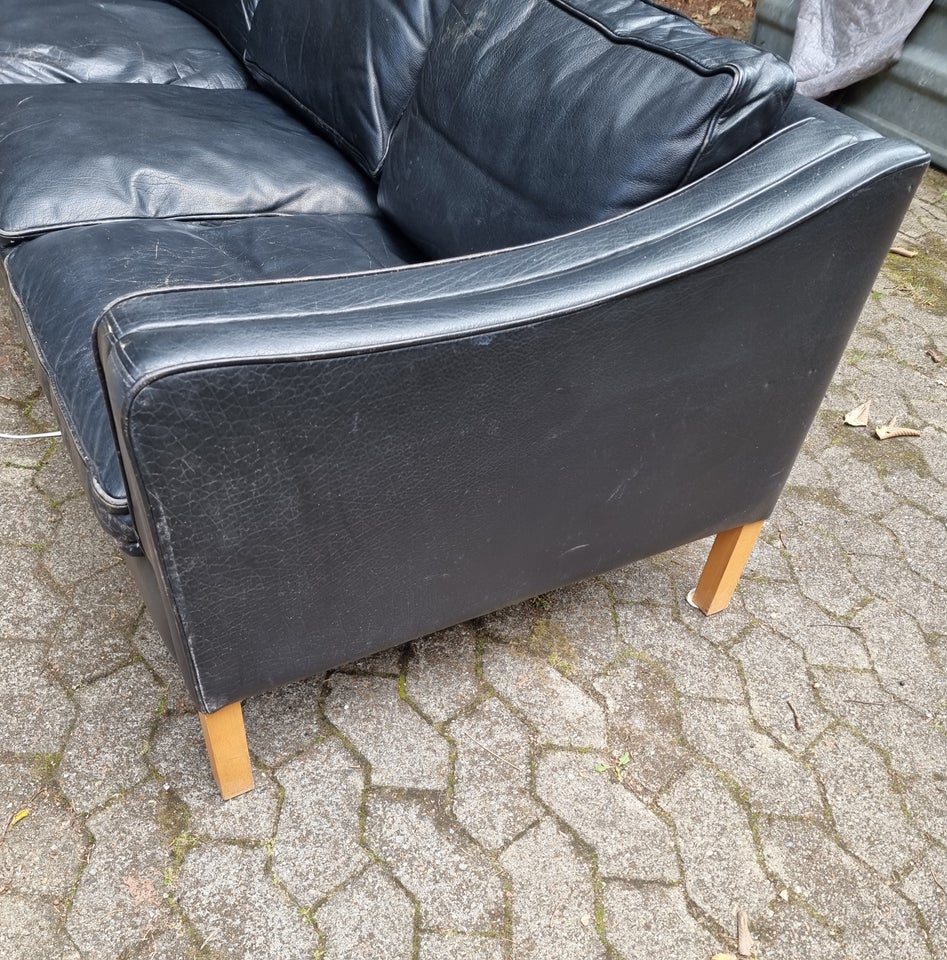 Sofa læder 3 pers