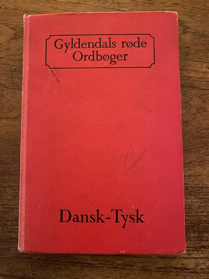 Dansk-Tysk ordbog (1968), emne: