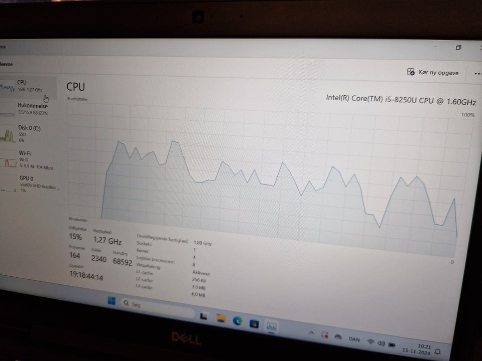 Dell Latitude 5490, 1.60 GHz, 16 GB