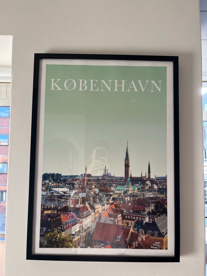 Plakat + ramme motiv: København