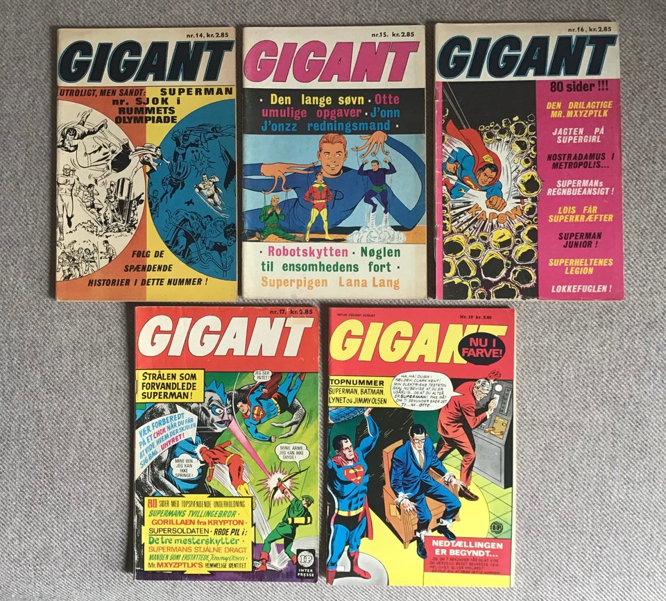 Gigant 14-19 1968-69 Tegneserie