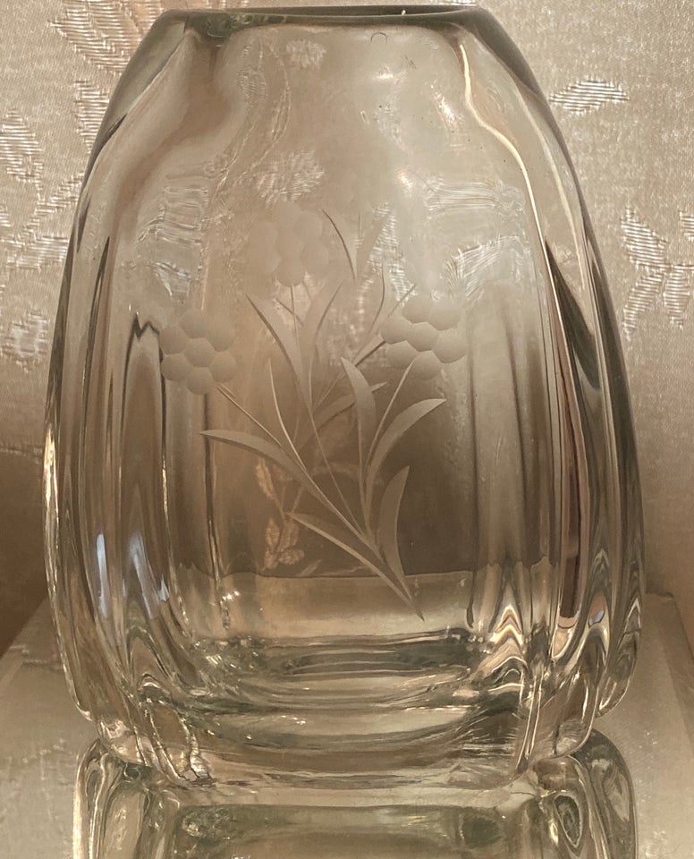 Vase glas Holmegaard