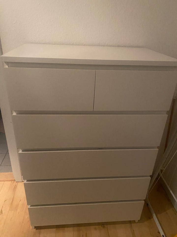 Malm kommode med 6 skuffer, Ikea