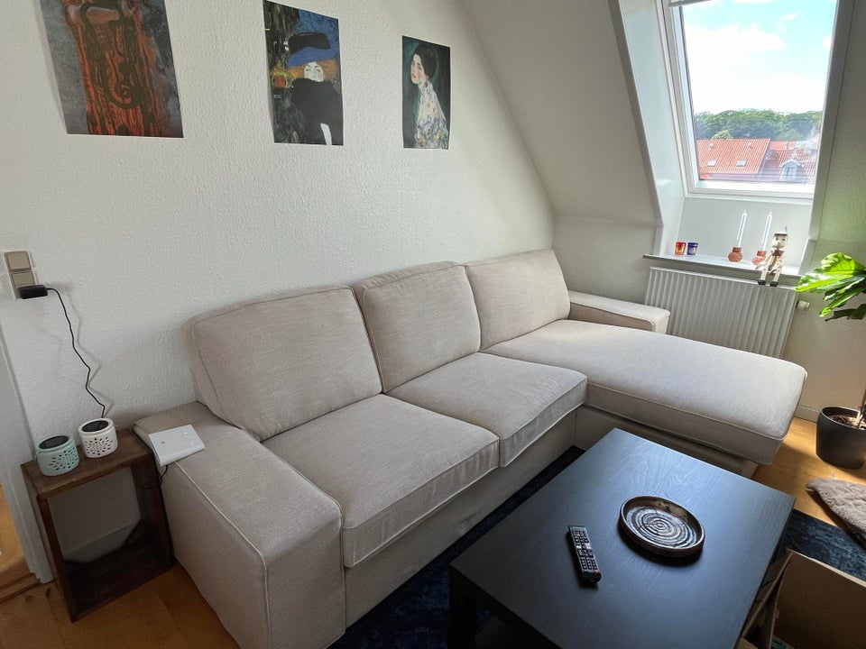 3 Pers Sofa med chaiselong