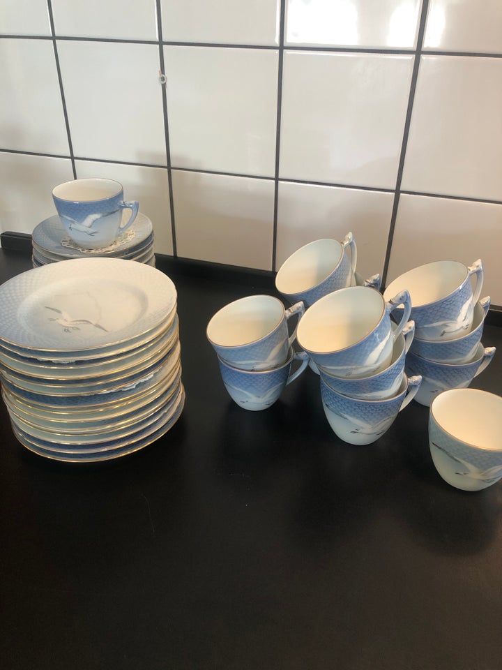 Porcelæn Kaffekopper  Mågestel