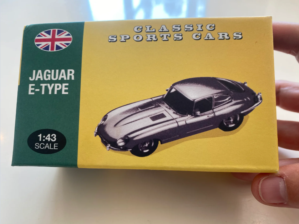 Modelbil, Atlas Jaguar E-type,