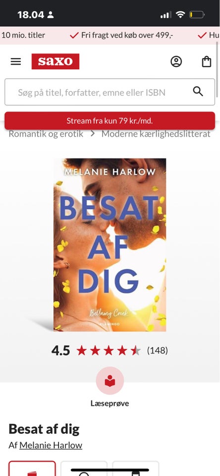 Besat af dig Melanie Harlow