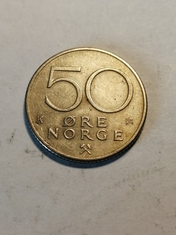 Skandinavien, mønter, 50 øre