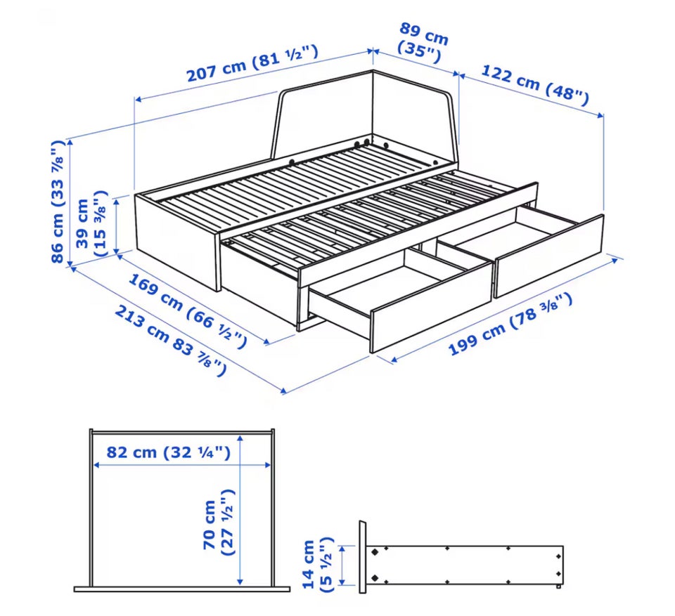 Sovesofa, Ikea