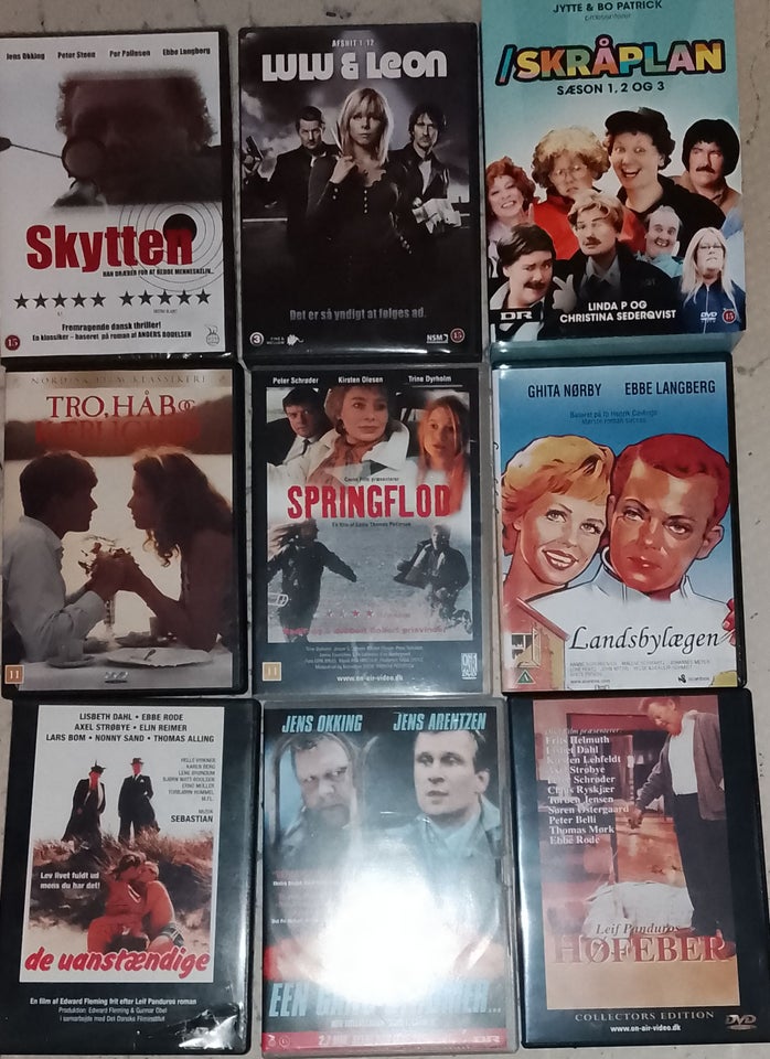 Diverse film, DVD, andet