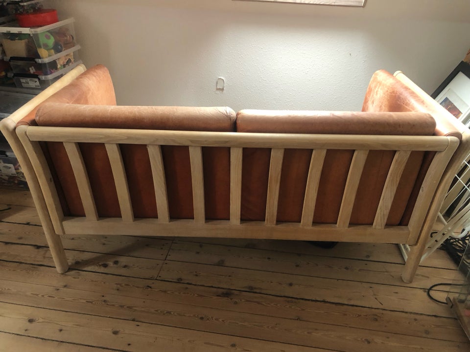 Sofa, læder, Mogens Hansen 88