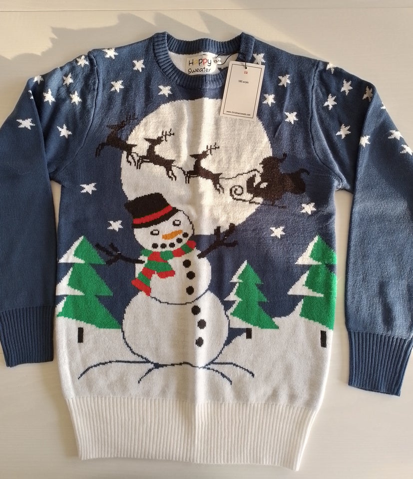 Trøje, Juletrøje, Happy sweater