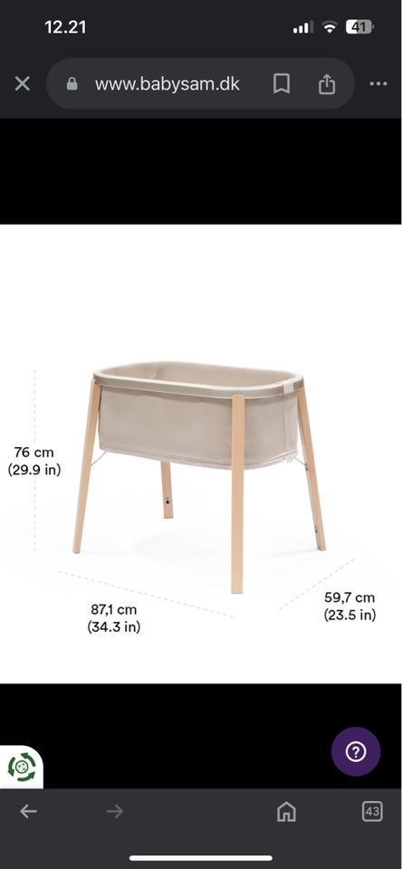 Babyseng, Stokke Snoozi