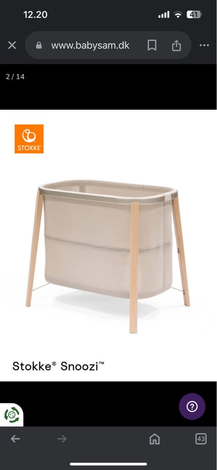 Babyseng, Stokke Snoozi