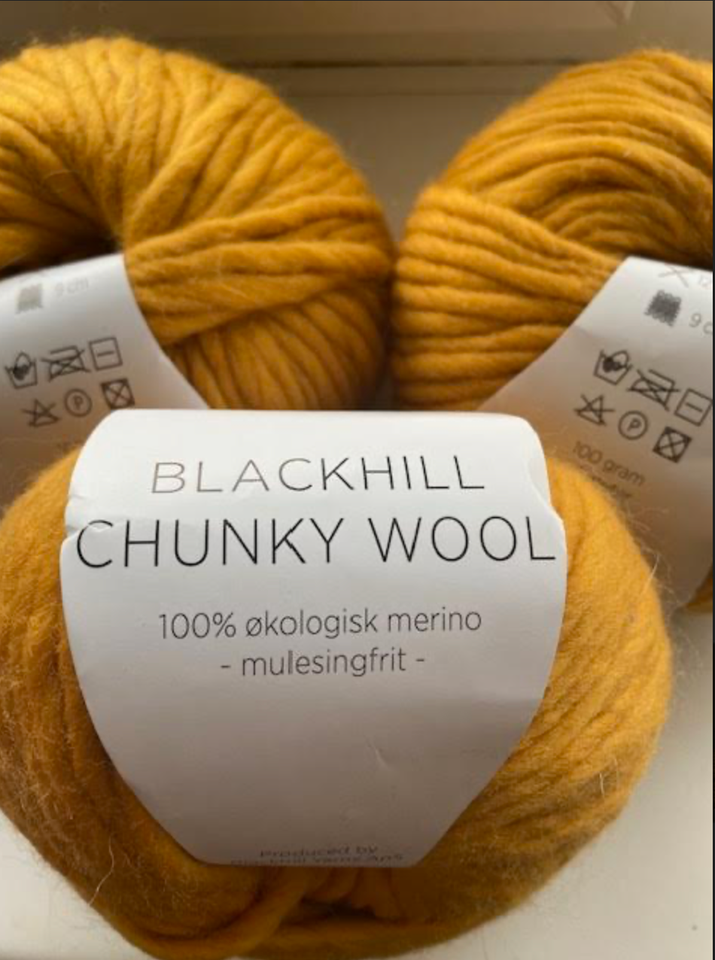 Garn, Blackhill chunky wool