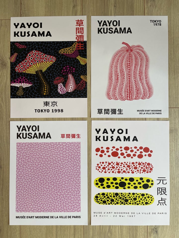 Plakat, YAYOI KUSAMA/MATISSE, b: