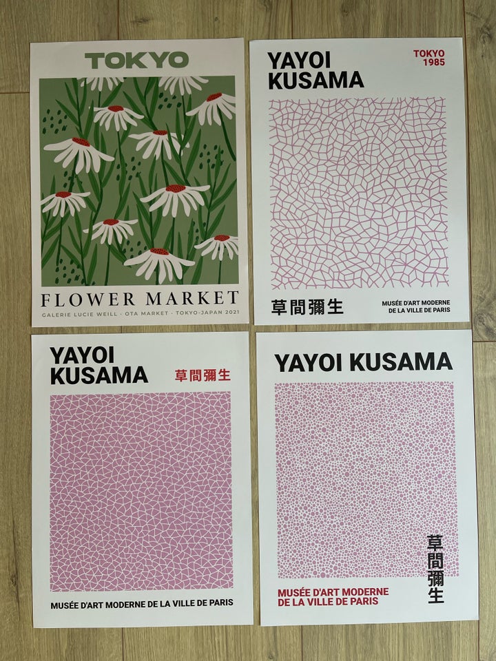 Plakat, YAYOI KUSAMA/MATISSE, b: