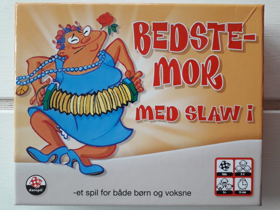 Bedstemor med slaw i, familiespil,