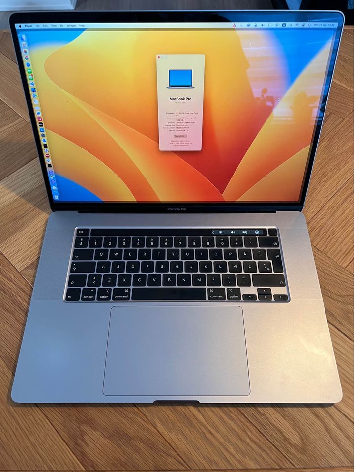 MacBook Pro, A2141, 2,3 GHz