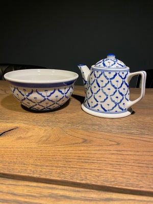 Porcelæn Tekande + skål