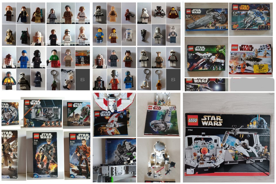 Lego Star Wars, 18 modeller + ekstra