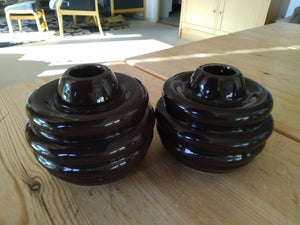 Keramik 2 nye mørkebrune