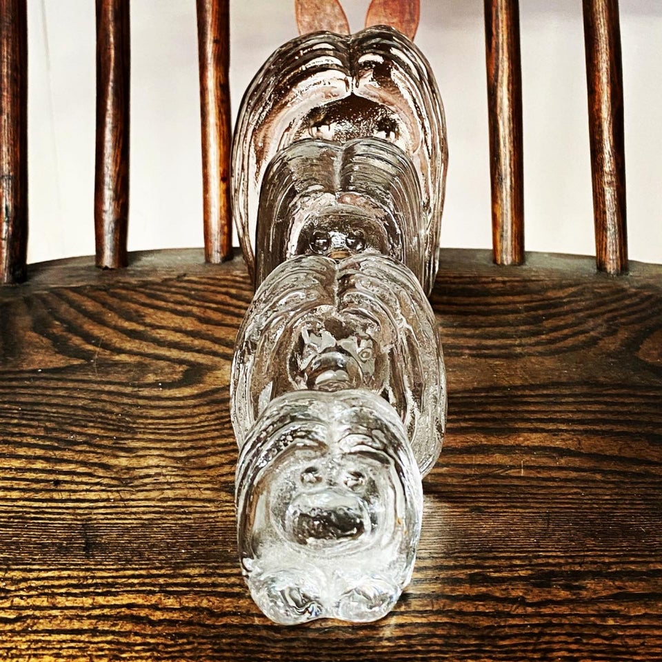 Trolde i glas Bergdala Glasbruk