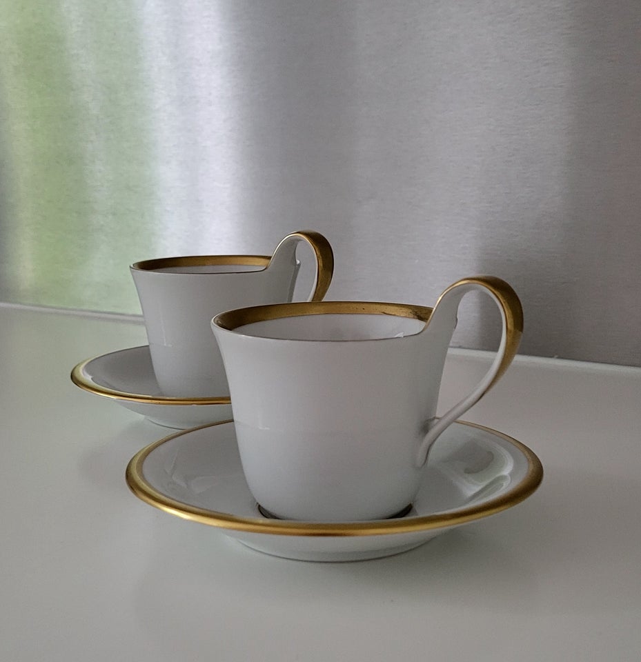 Porcelæn Kaffekop med underkop