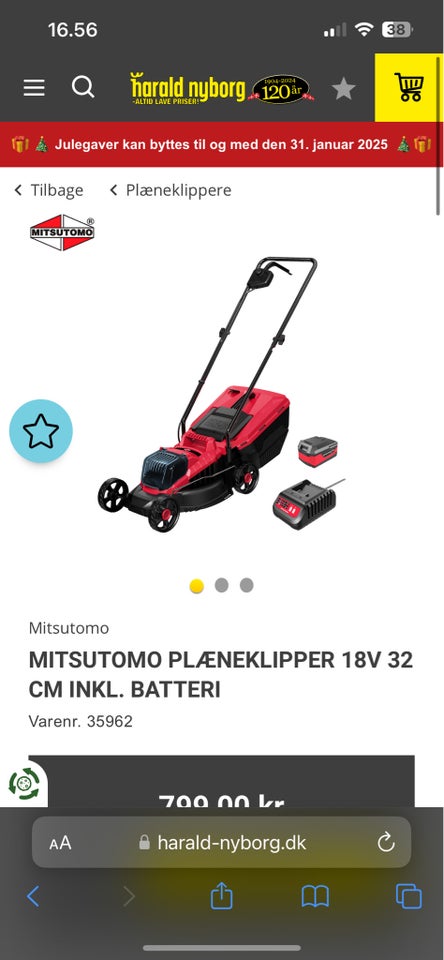 Anden plæneklipper, Mitsutomo