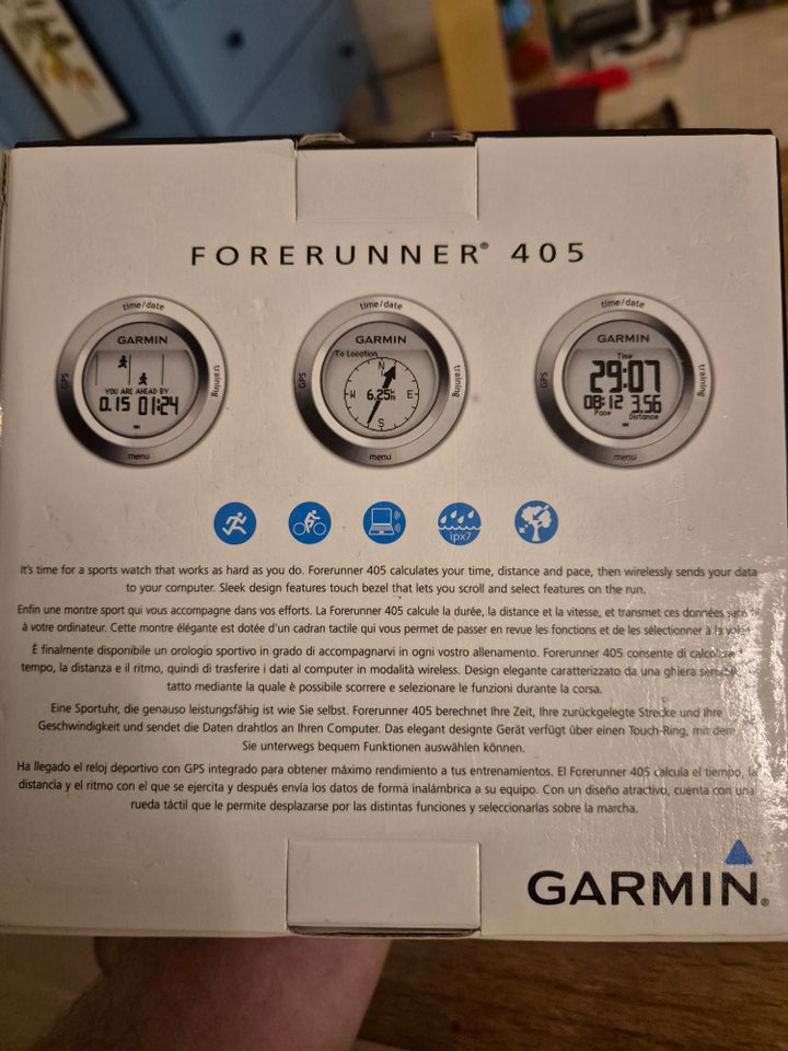 Pulsur, Garmin FORERUNNER 405,