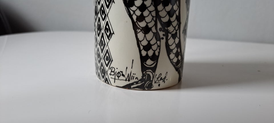 Porcelæn Vase Bjørn wiinblad