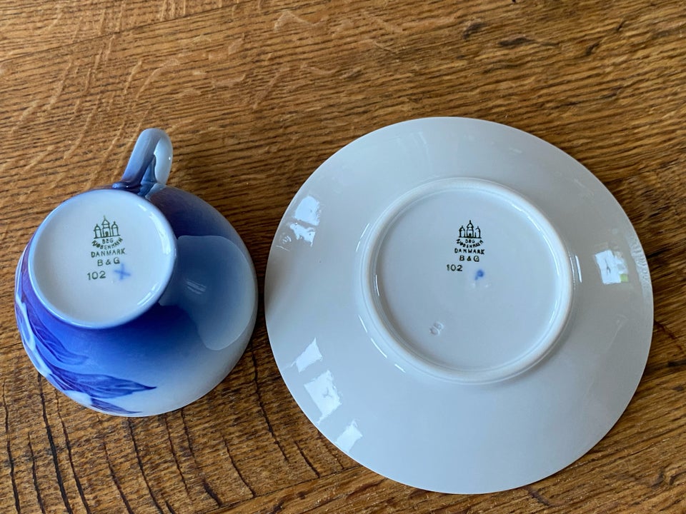 Porcelæn, Kaffe kop og underkop,