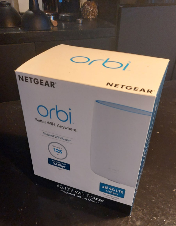 Router, Netgear 4G men dobbelt