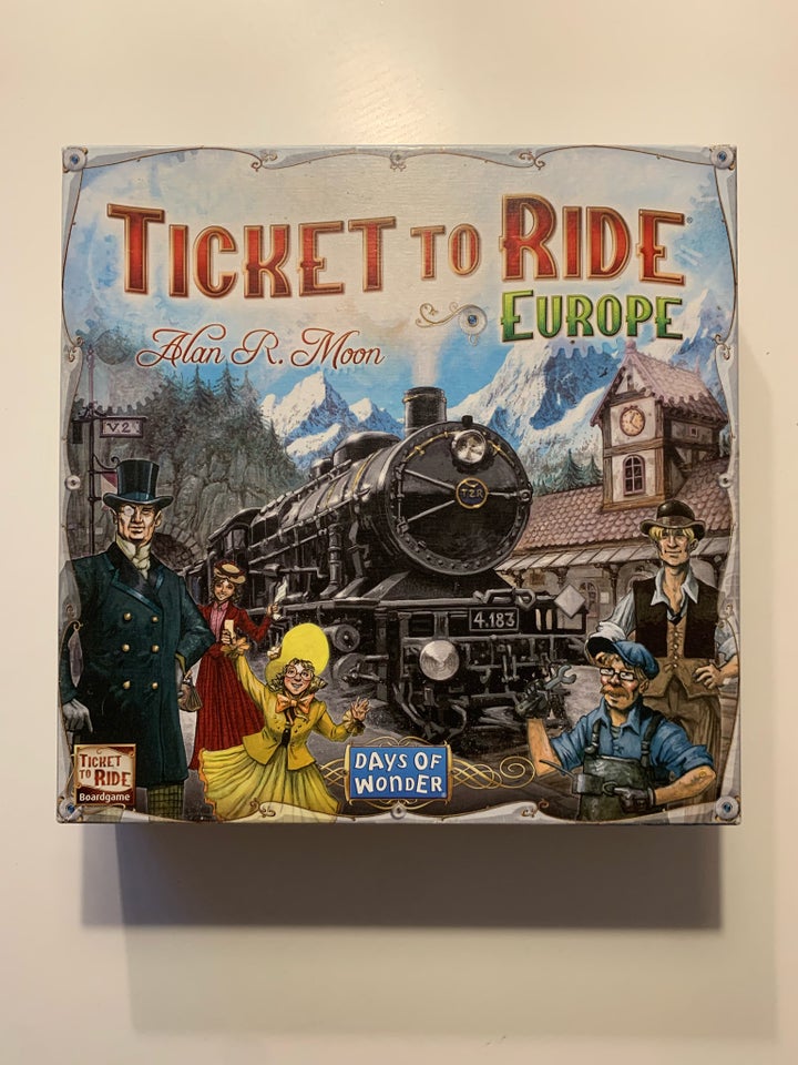 Ticket to ride europe, brætspil