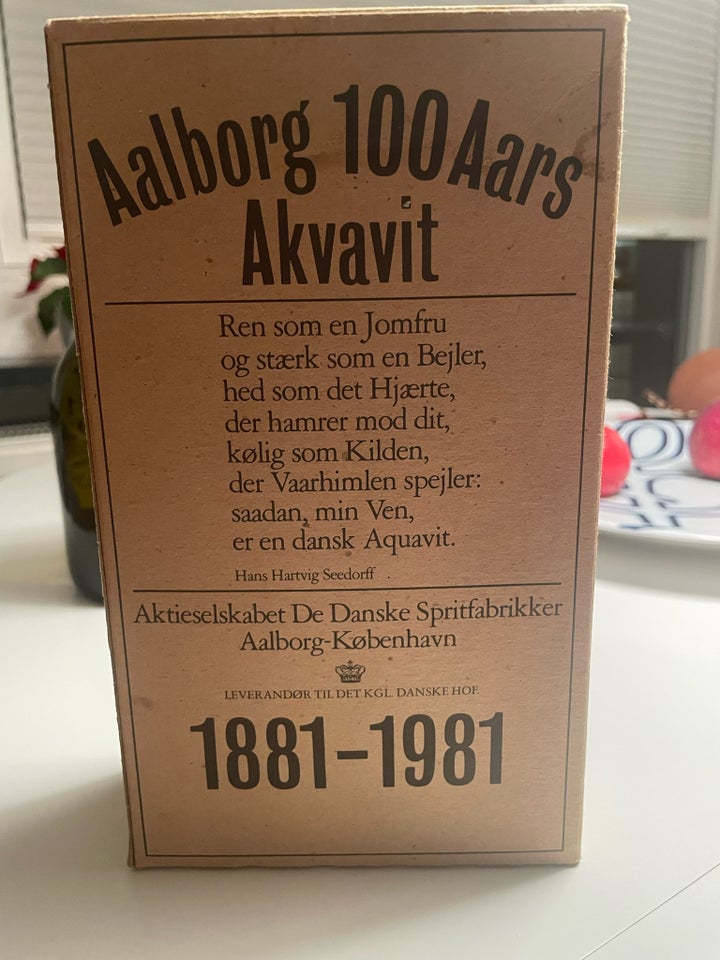 Spiritus, Aalborg 100 Aars Akvavit