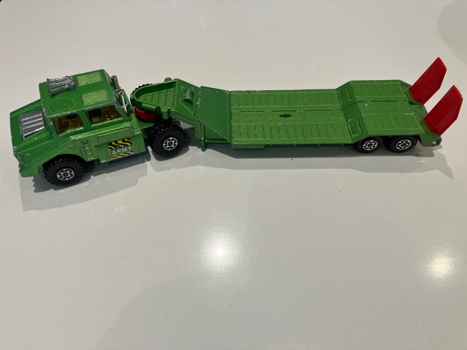 Matchbox tank transporter,