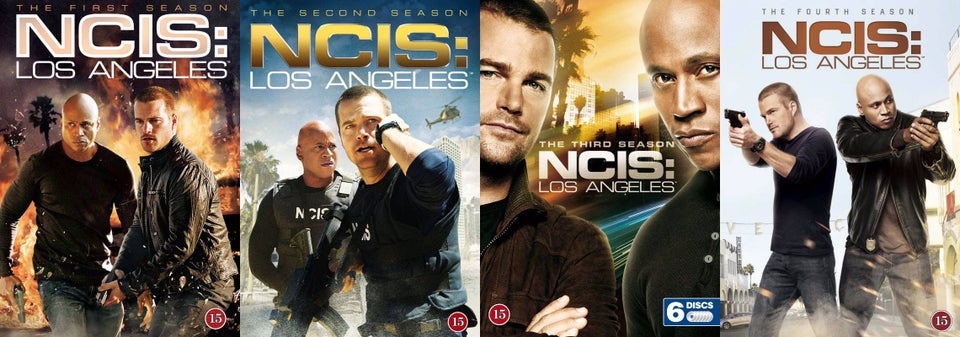 NCIS Los Angeles - Sæson 1-8, DVD,