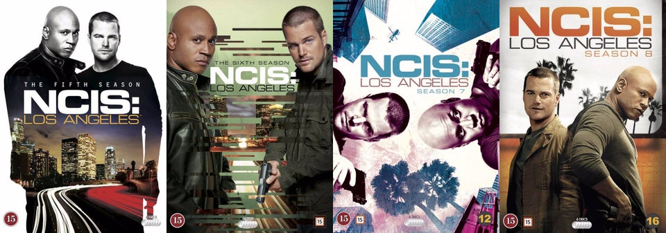 NCIS Los Angeles - Sæson 1-8, DVD,