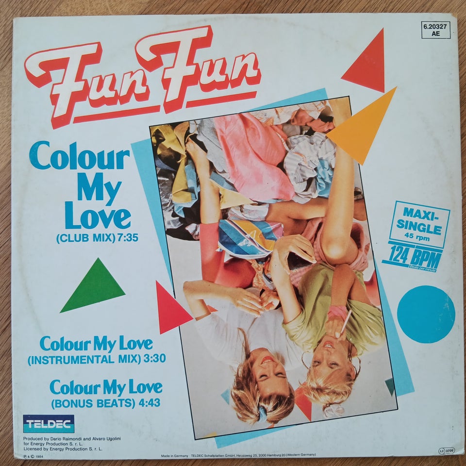 Maxi-single 12" Fun fun Colour my