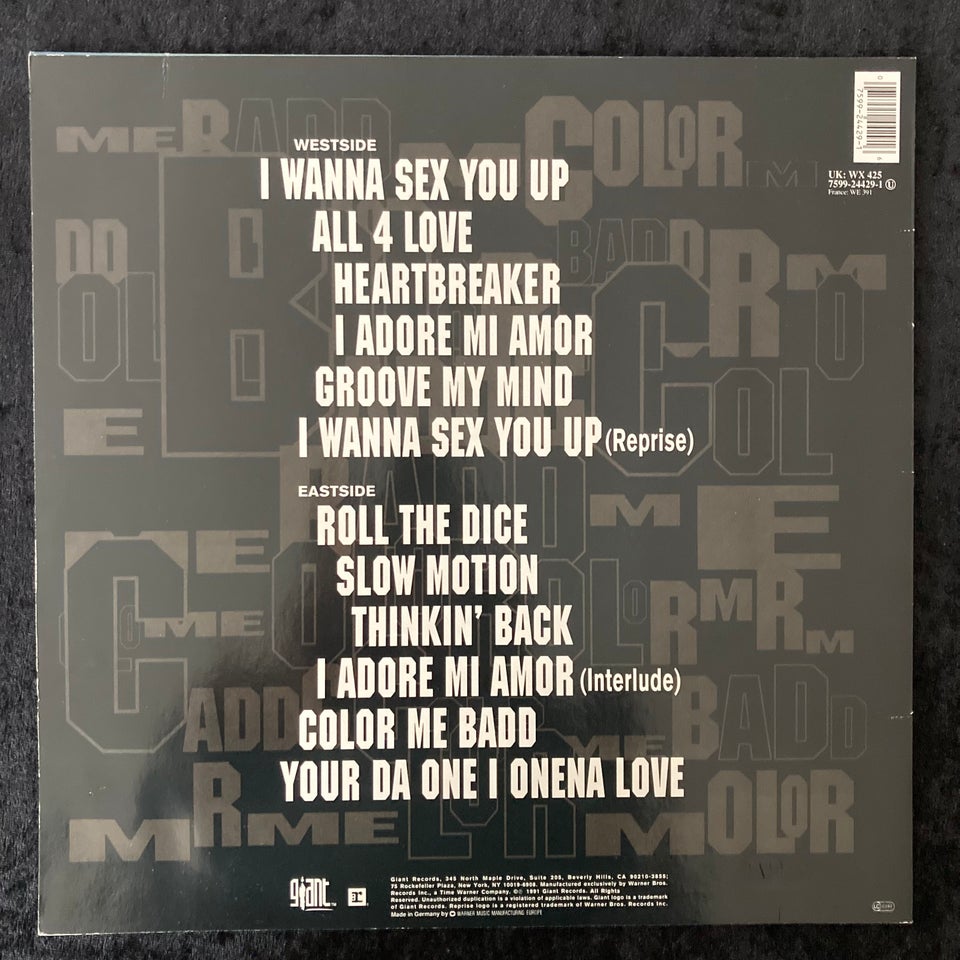 LP, Color Me Badd, C.M.B.